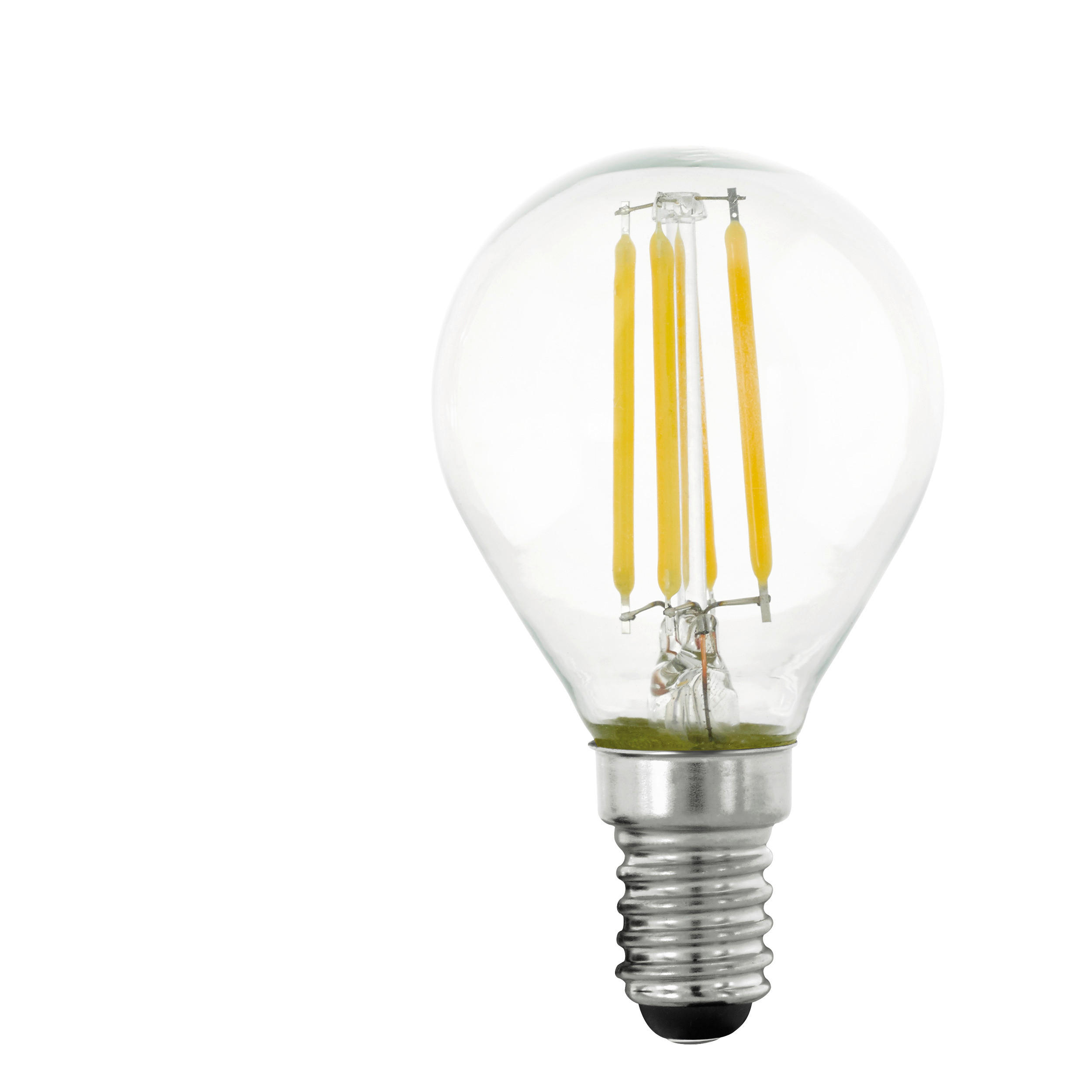 LED-LEUCHTMITTEL   E14 4,5 W  - Klar, Basics, Glas (4,5/7,6/4,5cm) - Eglo