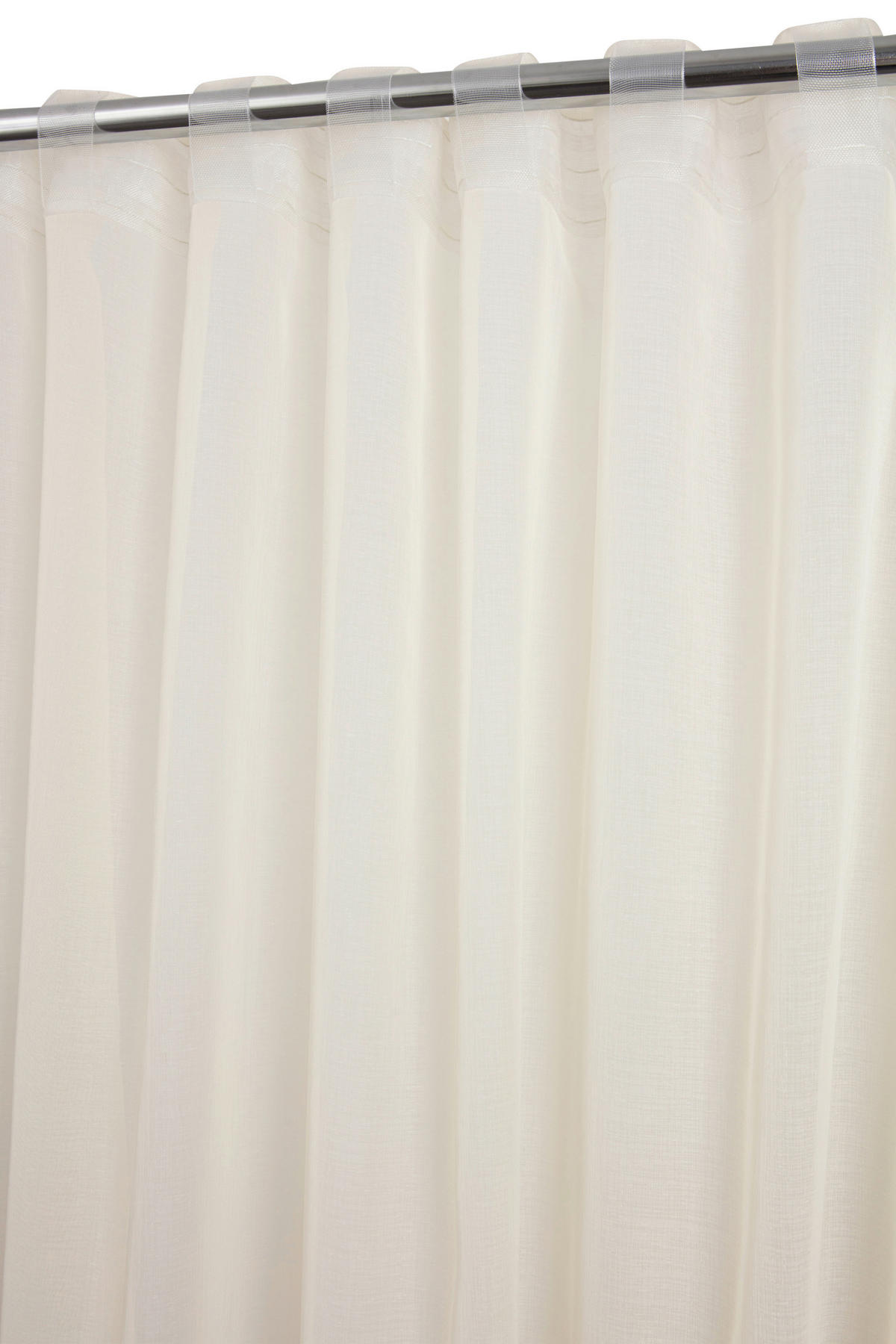 FERTIGVORHANG  transparent   280/300 cm  - Elfenbein, Basics, Textil (280/300cm)
