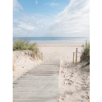 LEINWANDBILD Strand & Meer  - Multicolor, Natur, Holz/Papier (60/80/3cm) - Euroart