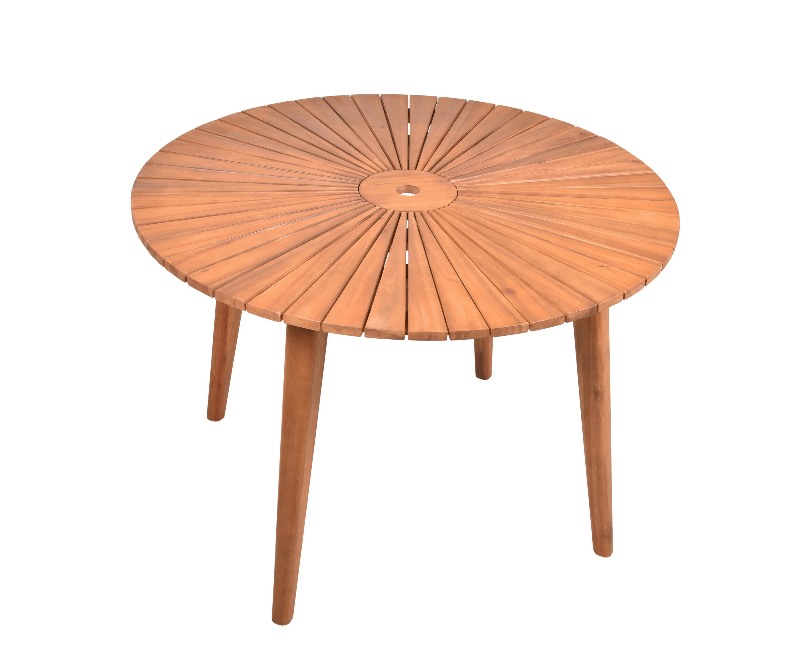 GARTENTISCH 110/110/75 cm  - Hellbraun, Basics, Holz (110/110/75cm) - Gardenson