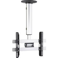 TV-HALTERUNG Silberfarben  - Silberfarben, Modern, Metall (42/50/19cm) - MID.YOU