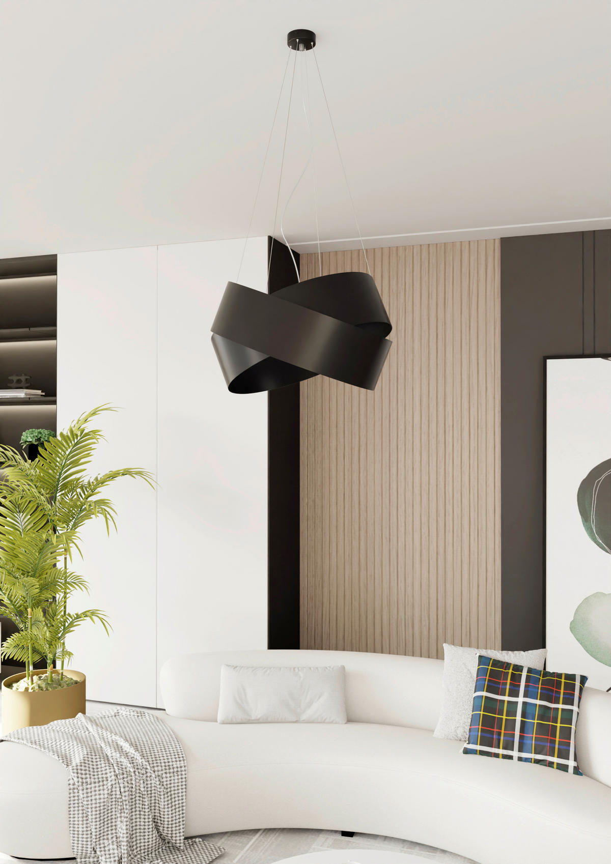 HÄNGELEUCHTE  50/50/100 cm    - Schwarz, LIFESTYLE, Metall (50/50/100cm)