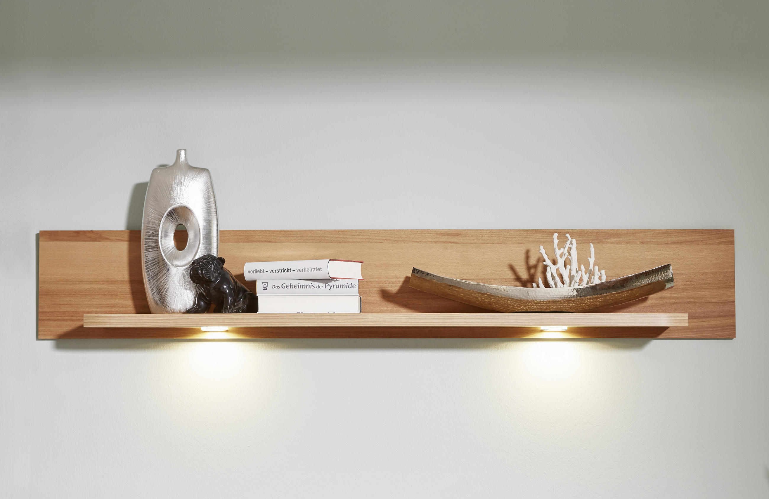 WANDBOARD Kernbuche  - Kernbuche, KONVENTIONELL, Holzwerkstoff (160/25/21,6cm) - Voleo