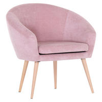 SESSEL in Mikrofaser Rosa  - Rosa, Design (73/73/66cm) - Carryhome