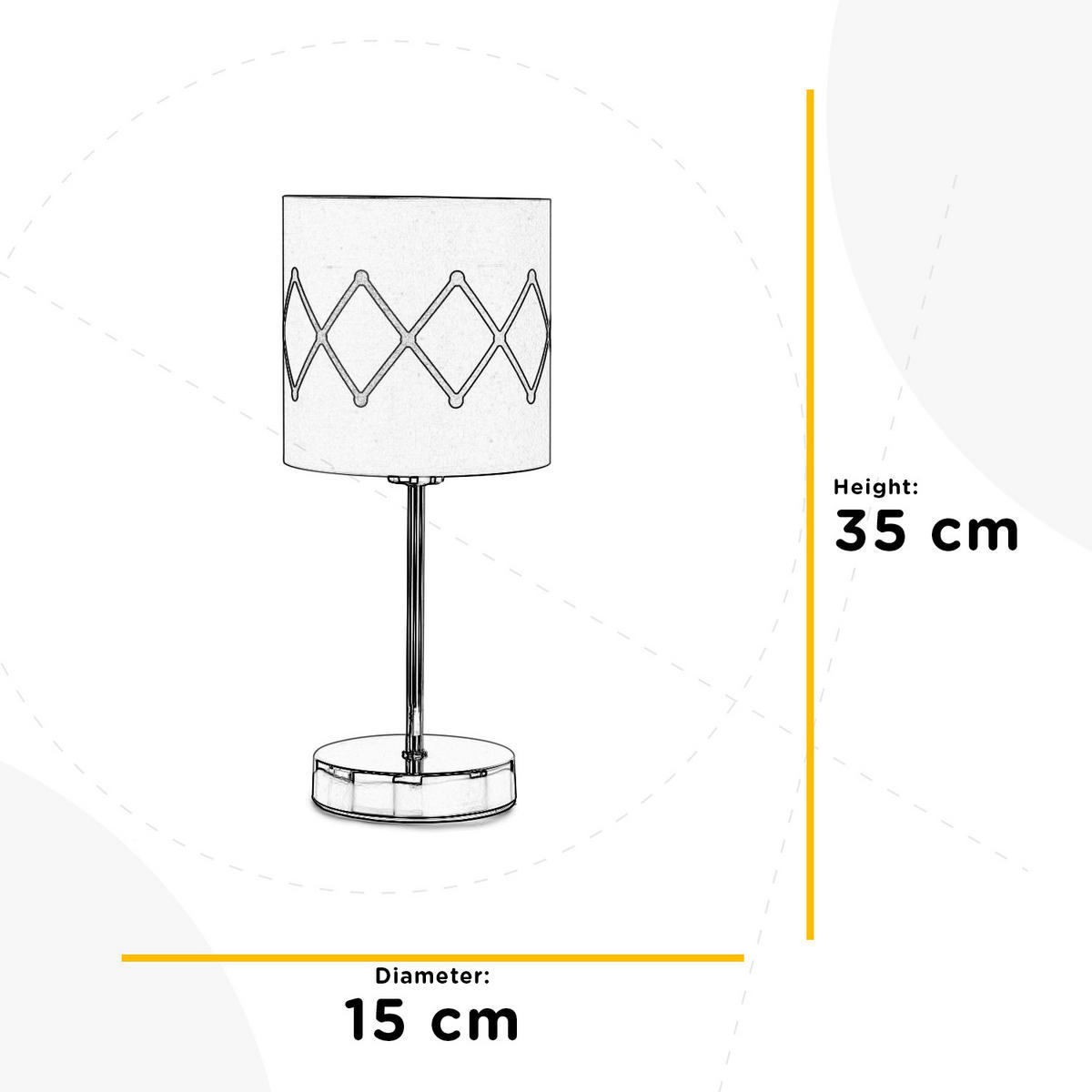 STOLNÍ LAMPA, E14, 15/35 cm  - pink/barvy zlata, Konvenční, kov/textil (15/35cm)