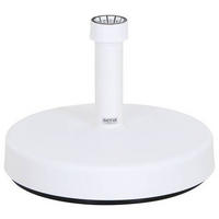 SONNENSCHIRMSTÄNDER - Weiß, KONVENTIONELL, Kunststoff (46/11/46cm) - Siena Garden