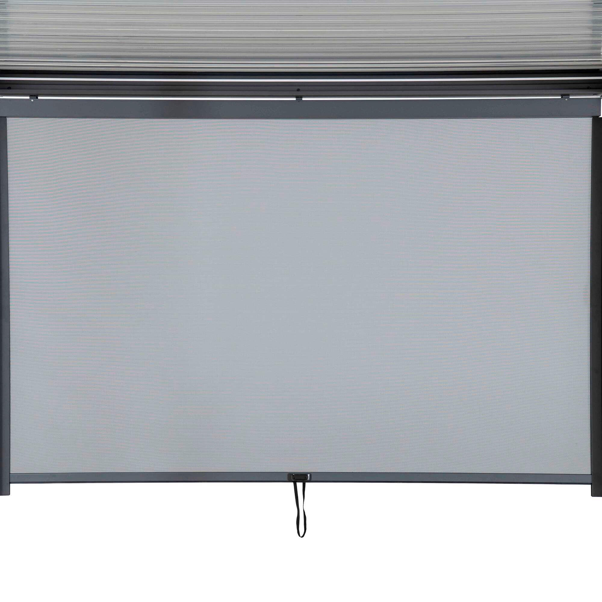 PAVILLON-ROLLO   - Grau, Basics, Textil/Metall (272/180cm) - Modante
