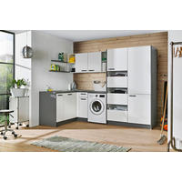 HAUSWIRTSCHAFTSRAUM  in Anthrazit, Weiß  - Anthrazit/Weiß, Basics, Holzwerkstoff (160/280cm) - Welnova