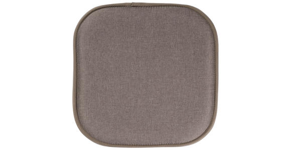 SITZKISSEN  40/40 cm   - Taupe, Textil (40/40cm) - Novel