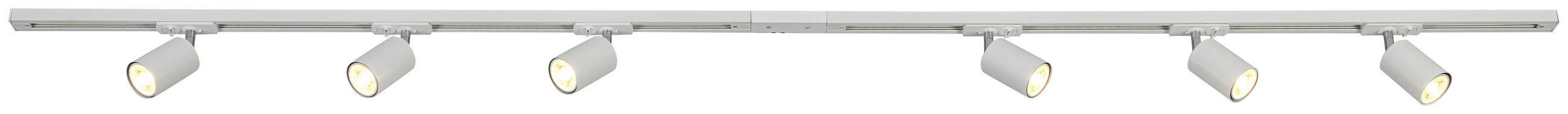 DECKENLEUCHTE 210/5,5/14 cm   - Weiß, Trend, Kunststoff/Metall (210/5,5/14cm) - Novel