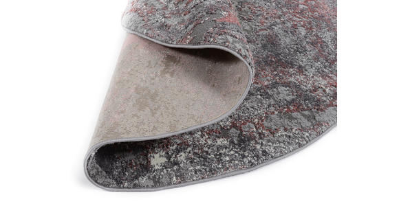 VINTAGE-TEPPICH 120 cm Timeline Quantum Grau, Hellrot - Hellrot/Grau, Design, Textil (120cm) - Novel