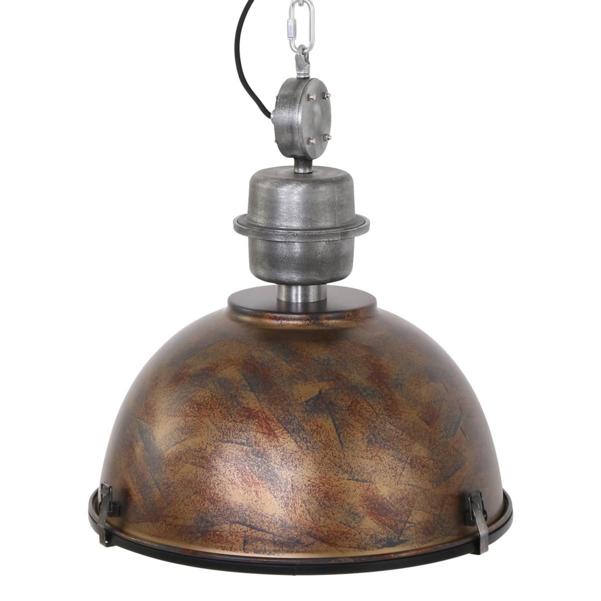 PENDELLEUCHTE  42/145/42 cm   - Braun, Trend, Glas/Metall (42/145/42cm)
