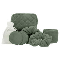 KOZMETIČKA TORBICA  zelena   - zelena, Osnovno, tekstil - Vossen