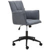 DREHSTUHL Mikrofaser Grau, Schwarz  - Schwarz/Grau, MODERN, Kunststoff/Textil (60/79-90/63cm) - Livetastic