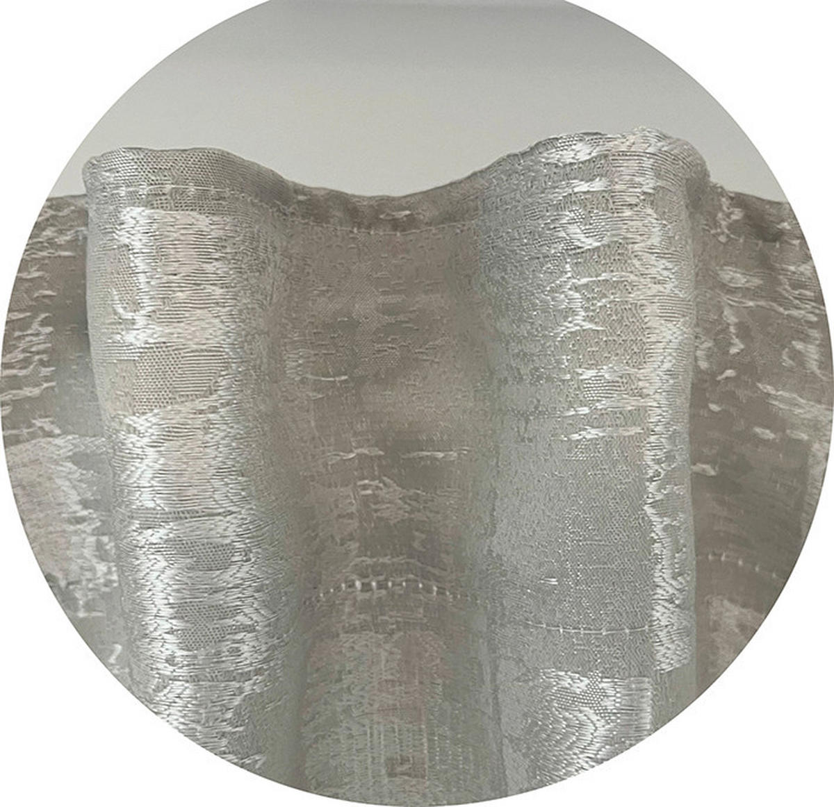 FERTIGVORHANG  halbtransparent   140/245 cm  - Grau, Basics, Textil (140/245cm)
