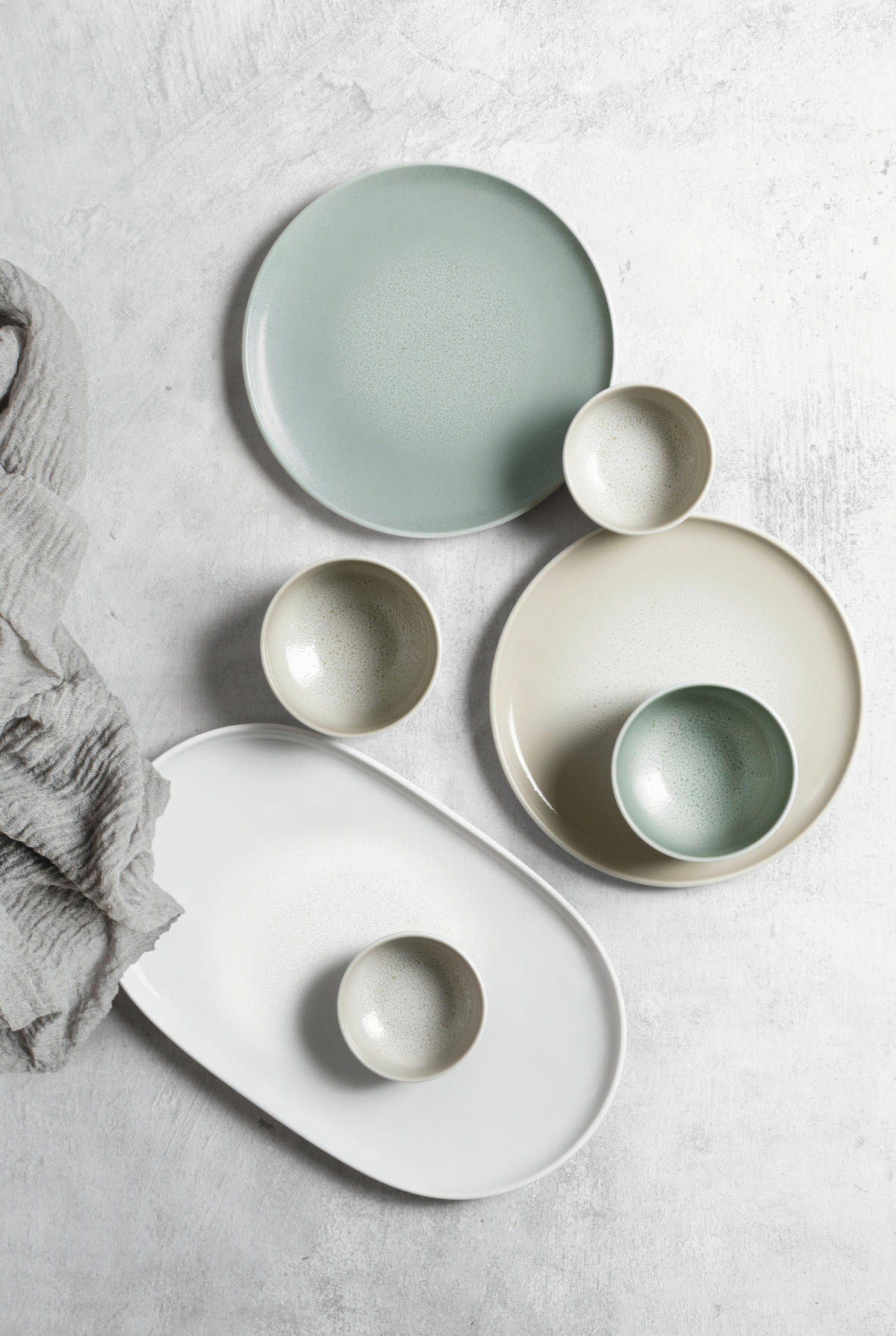 SERVIERPLATTE 20/33 cm  - Mintgrün, Basics, Keramik (20/33cm) - Seltmann Weiden