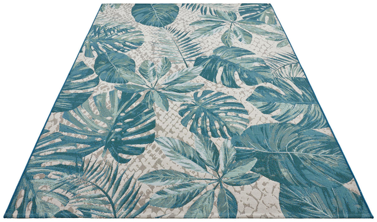 OUTDOORTEPPICH 240/340 cm Flair Türkis  - Türkis, Design, Kunststoff (240/340cm)