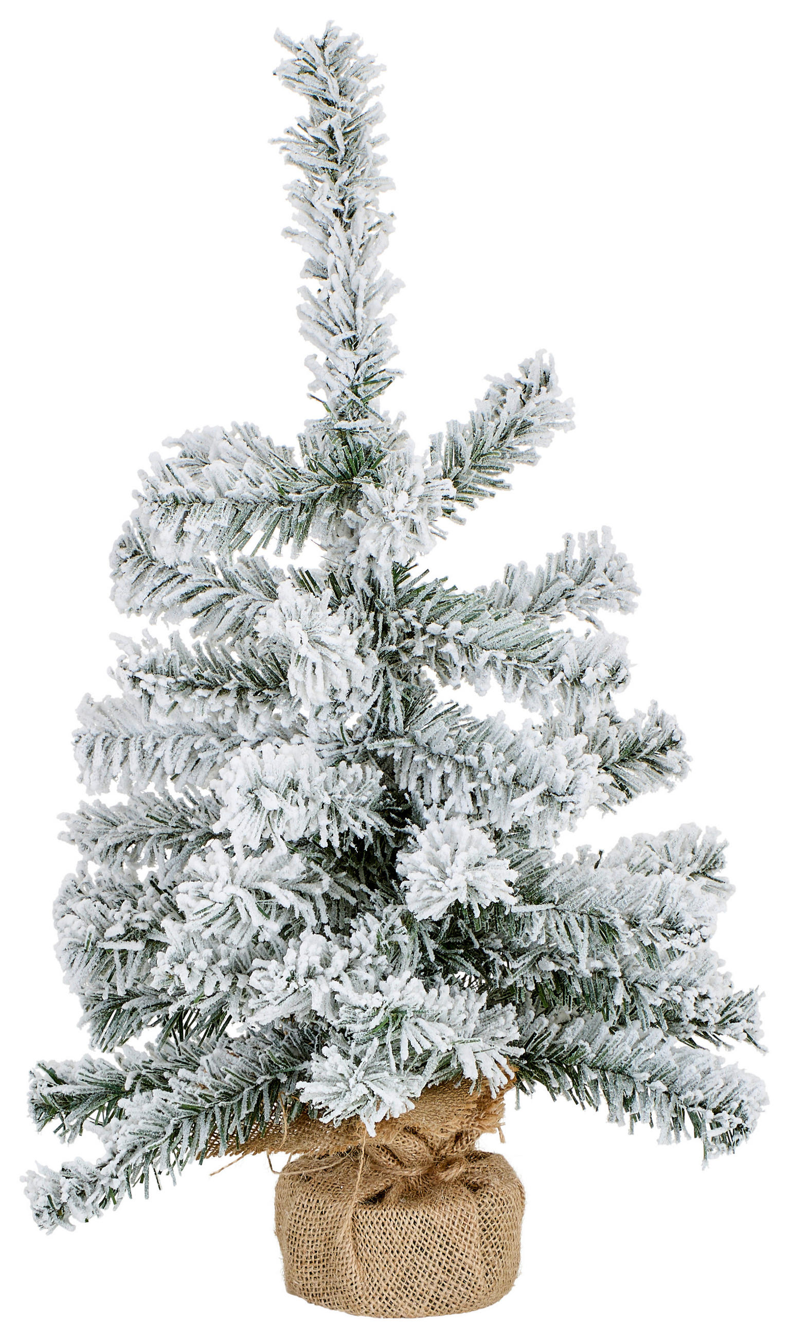 NOVOGODIŠNJA JELKA - zelena/bela, Osnovno, metal/tekstil (30/45cm) - X-Mas