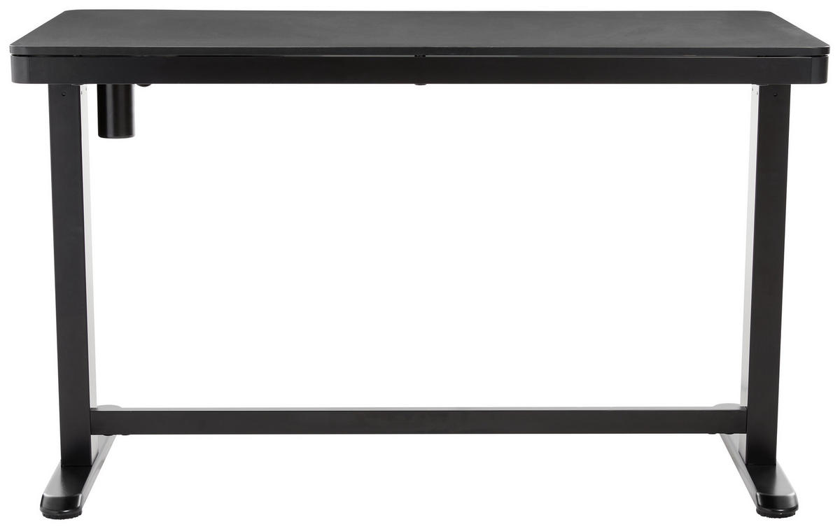 PÍSACÍ STÔL, čierna, 120/60/72 cm - čierna, Modern, kov/kompozitné drevo (120/60/72cm) - Livetastic