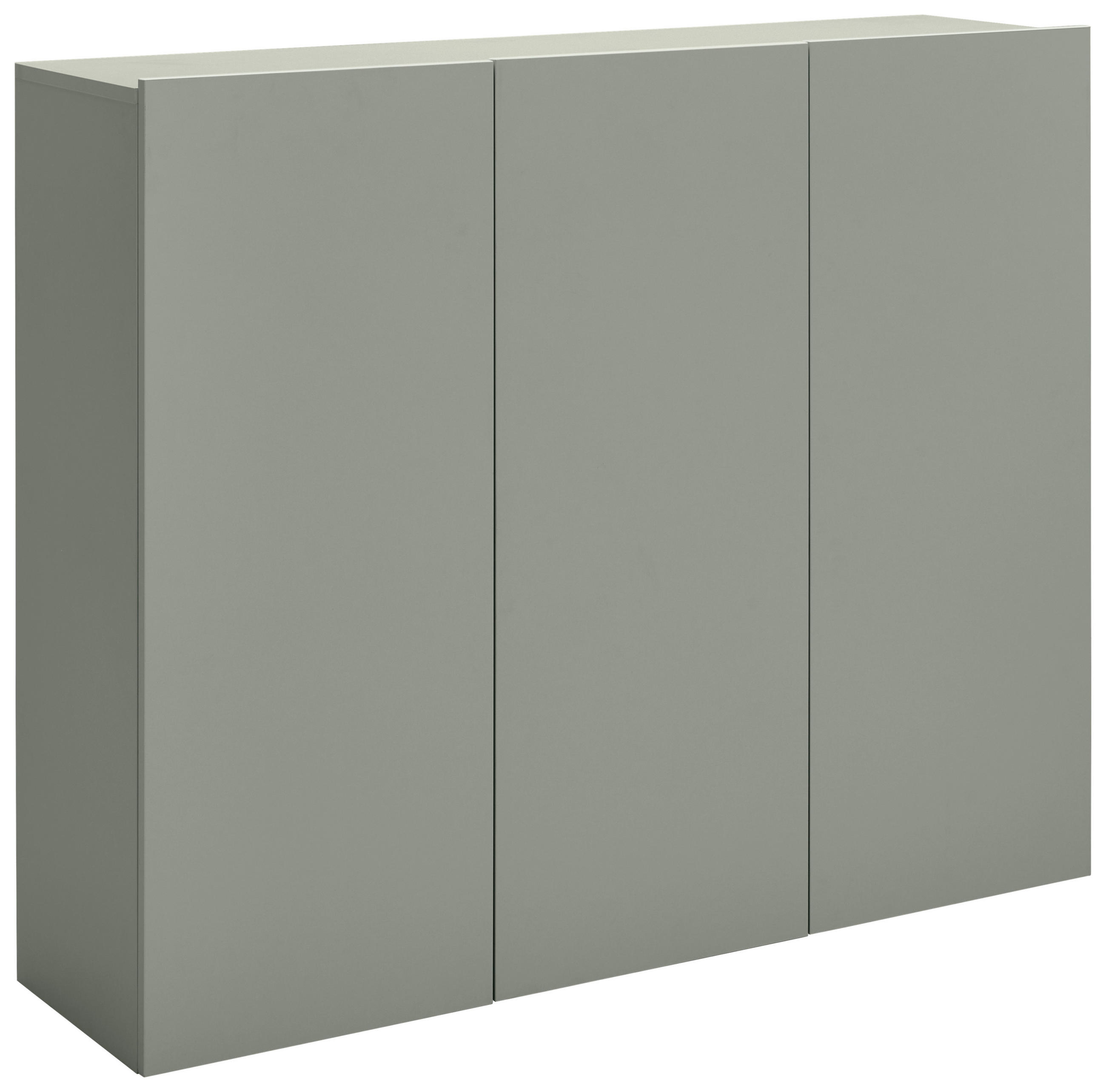 HÄNGESCHUHSCHRANK Grün  - Grün, Design, Holzwerkstoff (120/100/34cm) - Hom`in