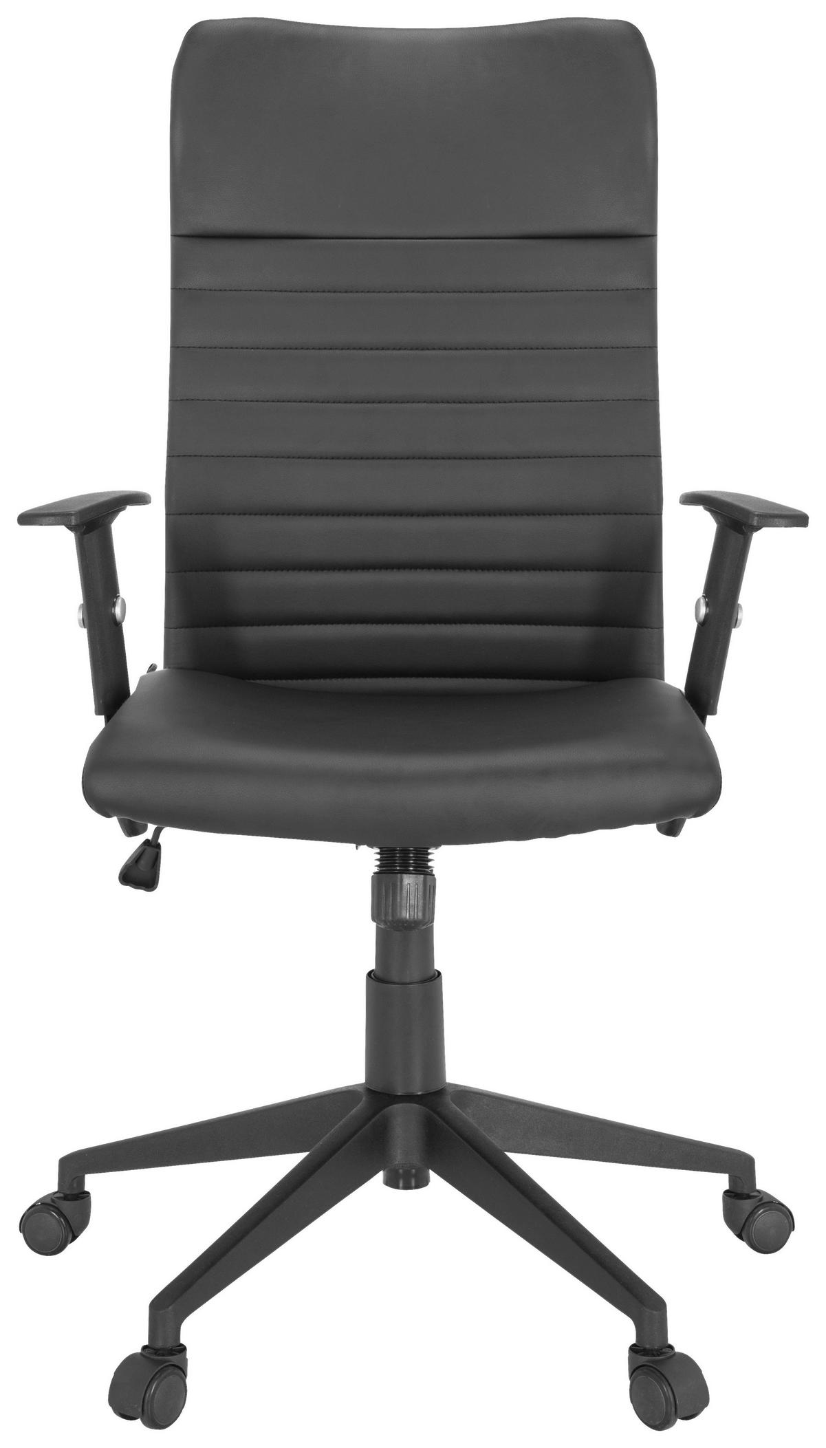 SNURRSTOL  i läderimitation svart  - svart, Modern, textil/plast (72/115/55cm) - MID.YOU