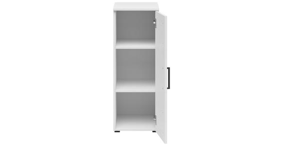 MEHRZWECKSCHRANK 30/83/40 cm  - Schwarz/Weiß, MODERN, Holzwerkstoff/Kunststoff (30/83/40cm) - Carryhome