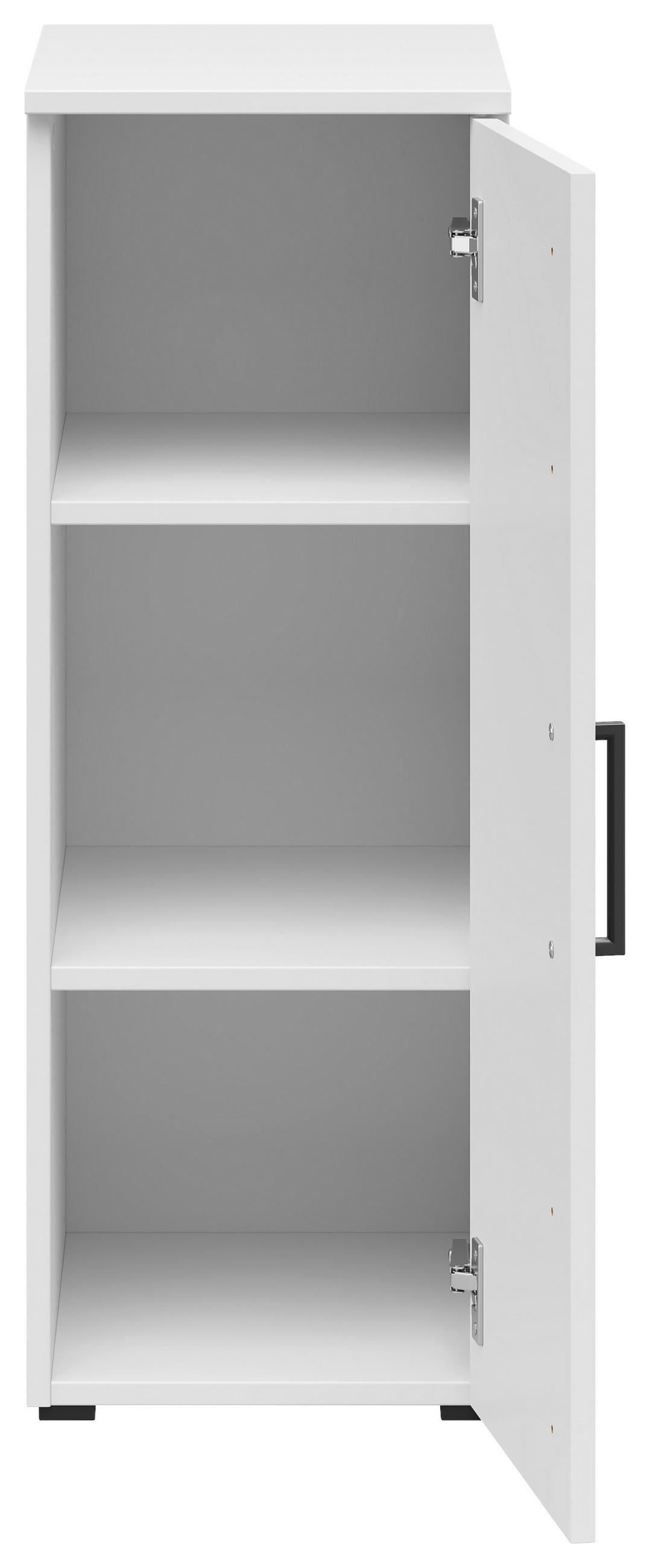 VIACÚČELOVÁ SKRIŇA, biela, 30/83/40 cm - čierna/biela, Modern, kompozitné drevo/plast (30/83/40cm) - Carryhome