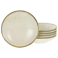 SUPPENTELLERSET Nature Collection 6-teilig  - Creme, Basics, Keramik (22/5cm) - Creatable
