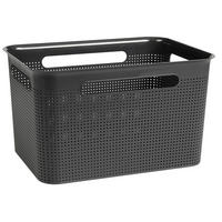 BOX    26,2/18/21,1 cm  - Braun, Basics, Kunststoff (26,2/18/21,1cm) - Rotho