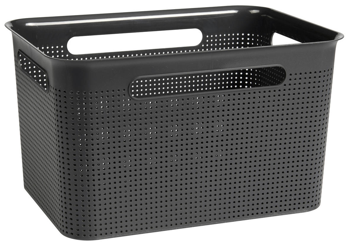 BOX    26,2/18/21,1 cm  - Braun, Basics, Kunststoff (26,2/18/21,1cm) - Rotho