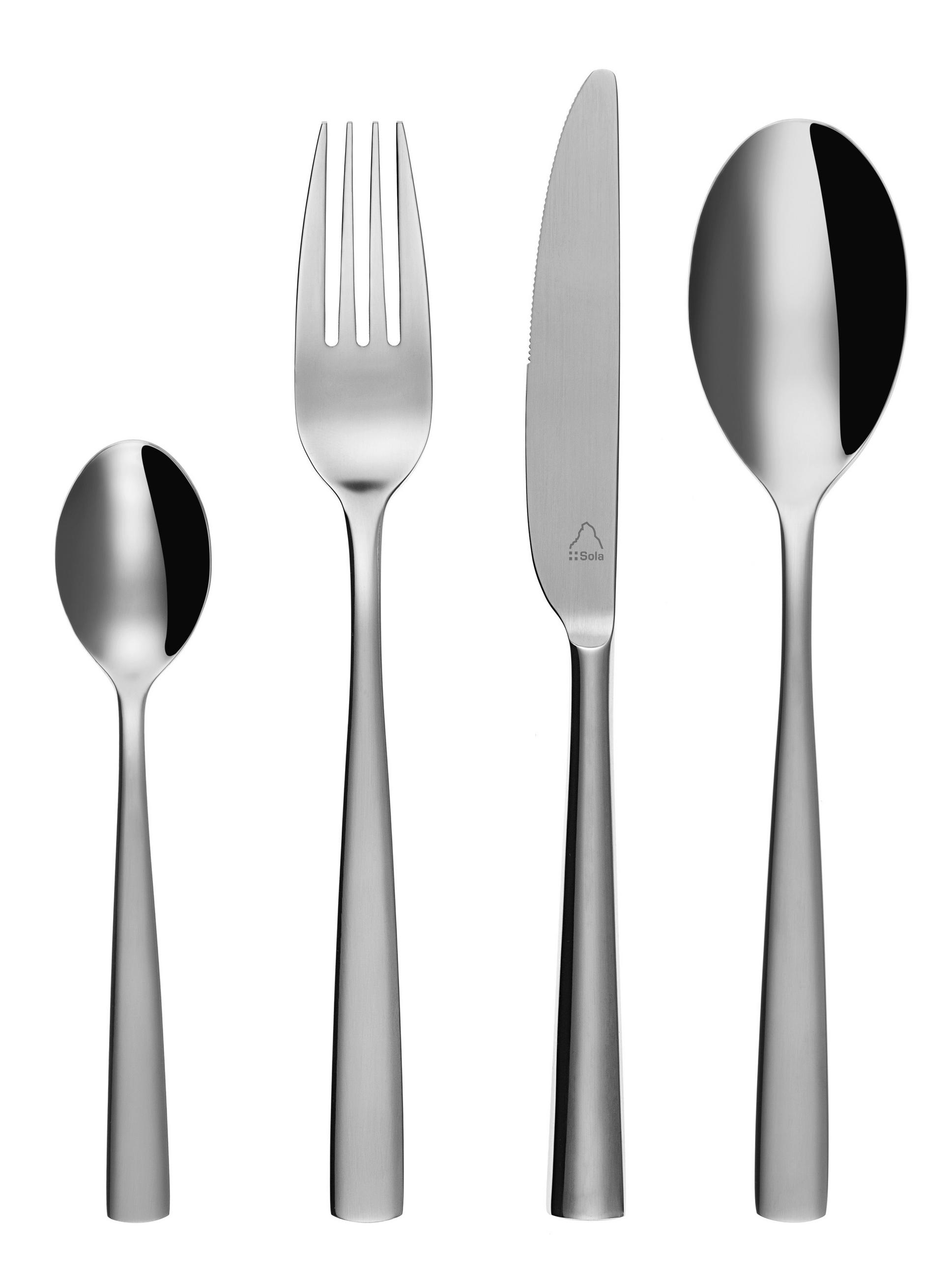 BESTECKSET 72-teilig   - Basics, Metall - Sola