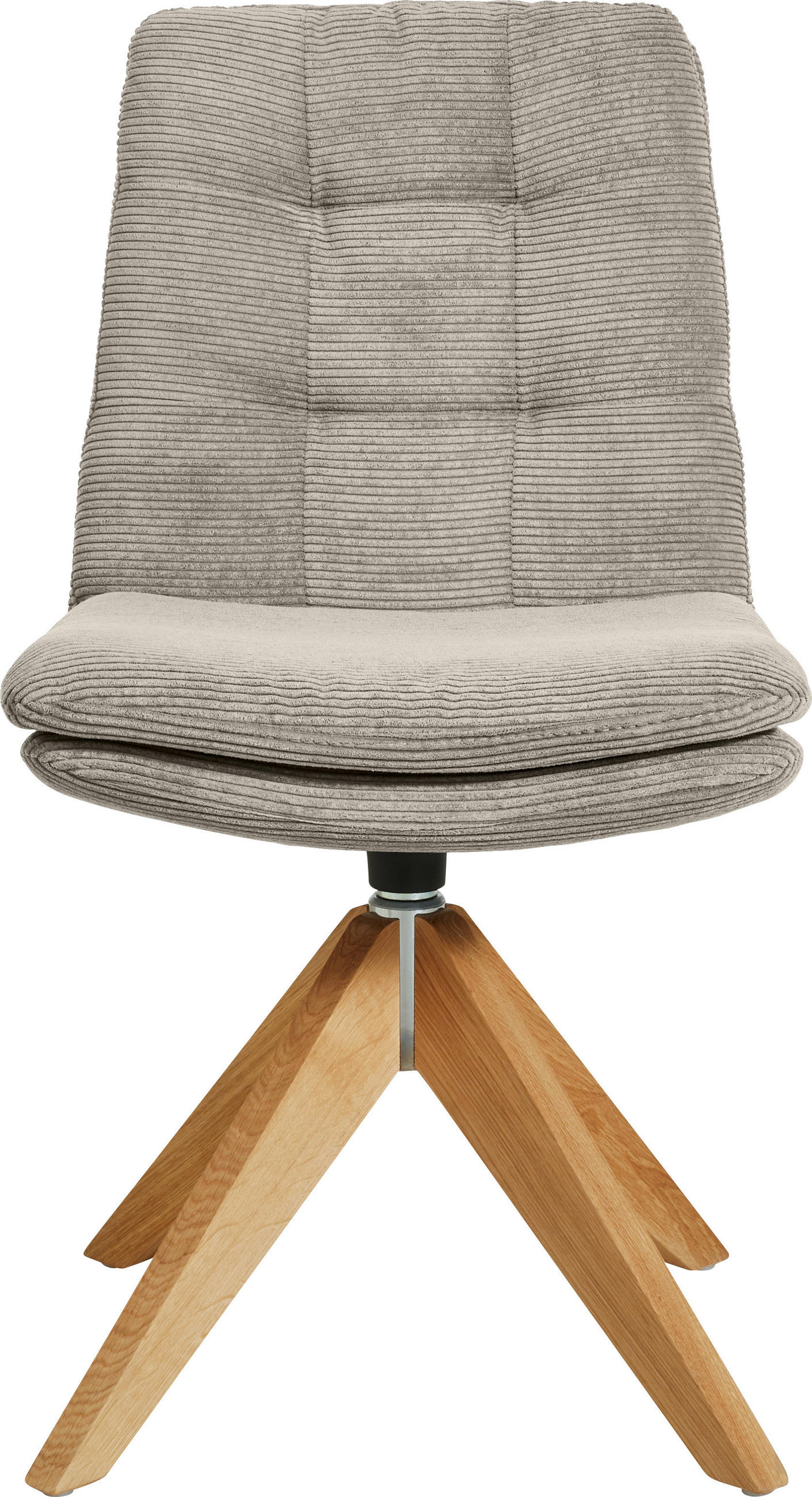 STUHL - Sandfarben/Eichefarben, Design, Holz/Textil (50/90/69cm) - Johann Jakob
