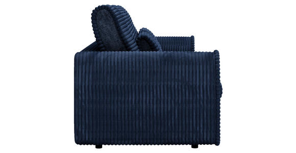 SCHLAFSOFA in Cord, Feincord Dunkelblau  - Schwarz/Dunkelblau, KONVENTIONELL, Kunststoff/Textil (240/83/116cm) - Carryhome