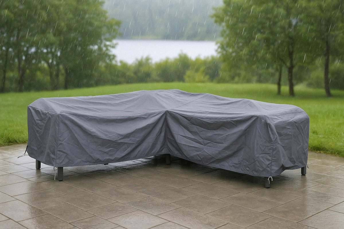 SCHUTZHÜLLE Grau   - Grau, MODERN, Kunststoff (90/66/254cm) - Gardenson