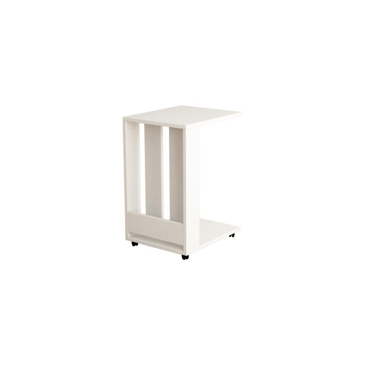 BEISTELLTISCH in Holzwerkstoff 37/45/60 cm  - Weiss, Design, Holzwerkstoff/Kunststoff (37/45/60cm) - Livetastic