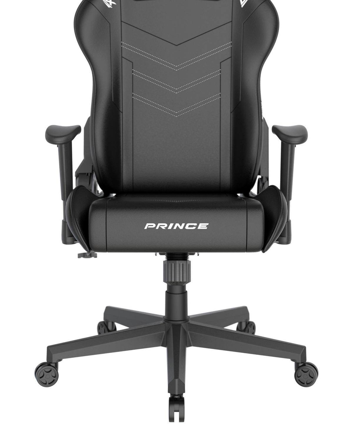 GAMINGSTUHL  in Lederlook Schwarz  - Schwarz/Weiß, KONVENTIONELL, Kunststoff/Textil (70/132/70cm) - Dxracer
