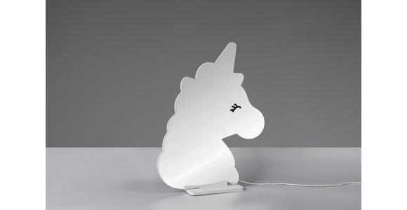LED-DEKOLEUCHTE Unicorn 30,5/39,5 cm  - Weiß, LIFESTYLE, Kunststoff/Metall (30,5/39,5cm) - Novel