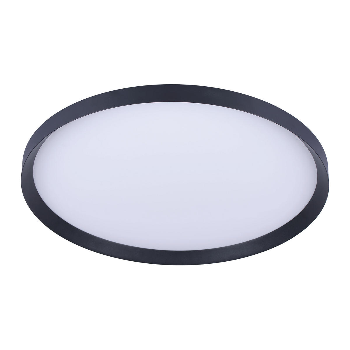 LED MENNYEZETI LÁMPA - fekete, Basics, műanyag/fém (6.5/48.5cm)