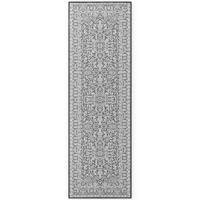 LÄUFER 80/250 cm Duet  - Schwarz/Weiß, Design, Kunststoff (80/250cm)