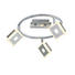 LED-STRAHLER - Chromfarben, Design, Kunststoff/Metall (49/17,5cm) - Novel LED-STRAHLER - Chromfarben, Design, Kunststoff/Metall (49/17,5cm) - Novel