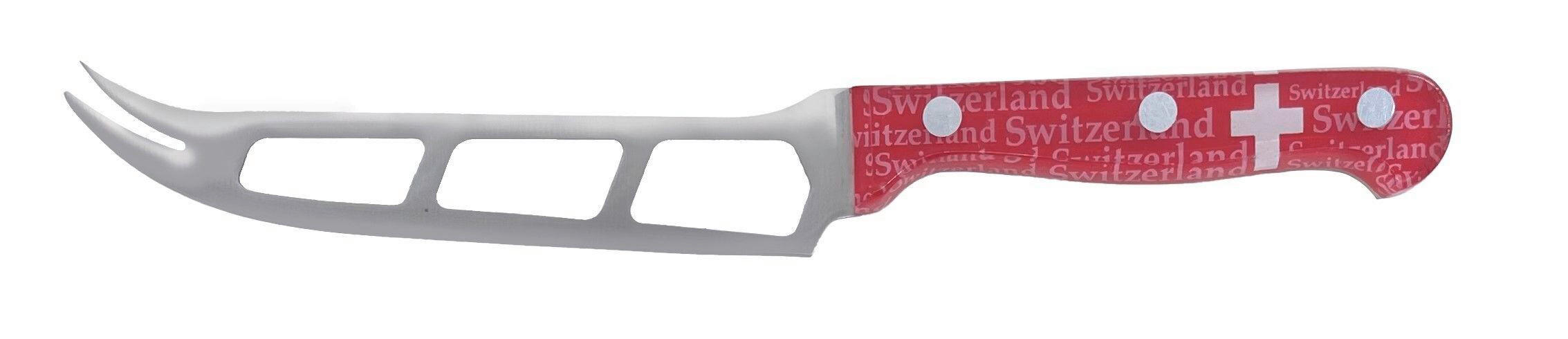 KÄSEMESSER Heidi Cheese Line: Weichkäsemesser  - Edelstahlfarben/Rot, Basics, Kunststoff/Metall (7/30/2cm) - Heidi Cheese Line