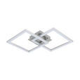 LED-DECKENLEUCHTE 50,7/35/5,5 cm   - Alufarben, Basics, Kunststoff/Metall (50,7/35/5,5cm) - Boxxx