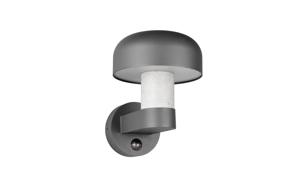 AUSSENWANDLEUCHTE - Weiss/Anthrazit, Design, Metall (19/24,5/25cm) - Trio Leuchten