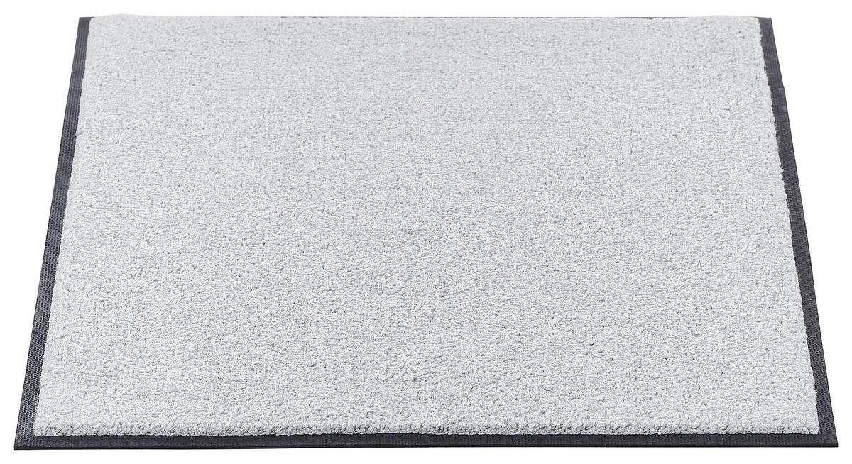 FUßMATTE  75/120 cm  Grau  - Grau, Basics, Kunststoff/Textil (75/120cm) - wash+dry