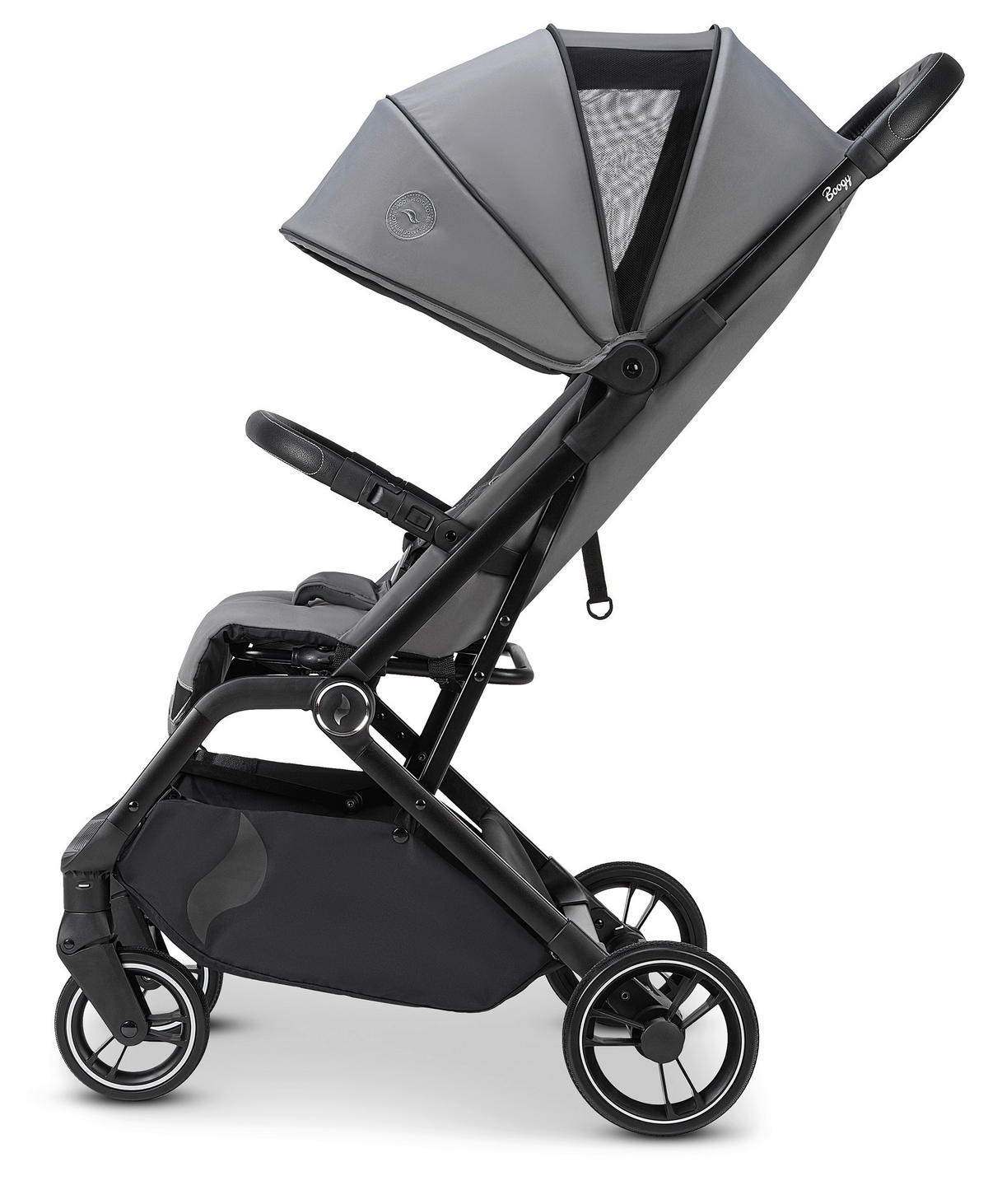 BUGGY Boogy 2 Monster  - Hellgrau/Schwarz, Basics, Textil/Metall (51/105/84,5cm) - Osann