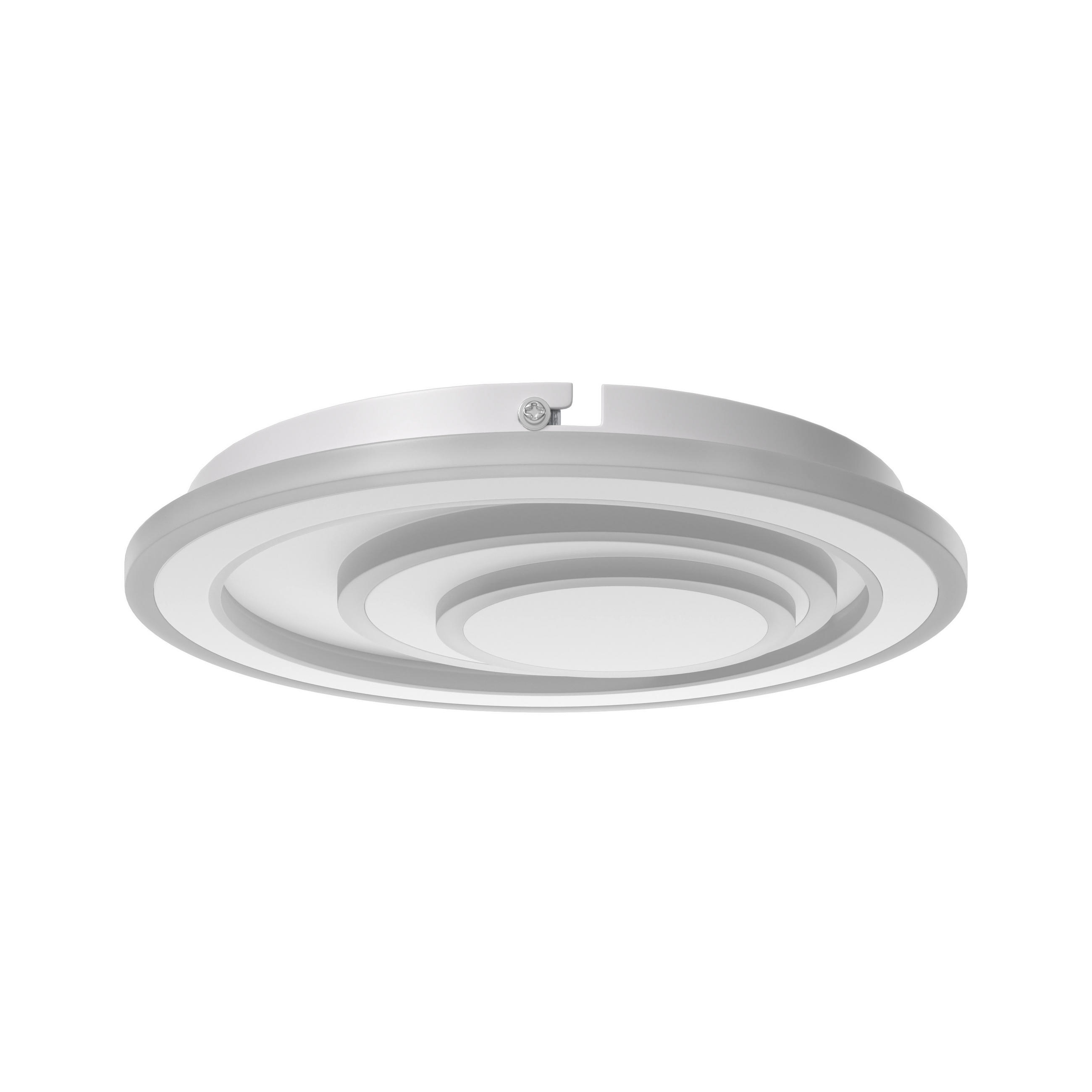 LED-DECKENLEUCHTE 40 W  38/6,5 cm    - Weiss, Basics, Kunststoff/Metall (38/6,5cm) - Novel