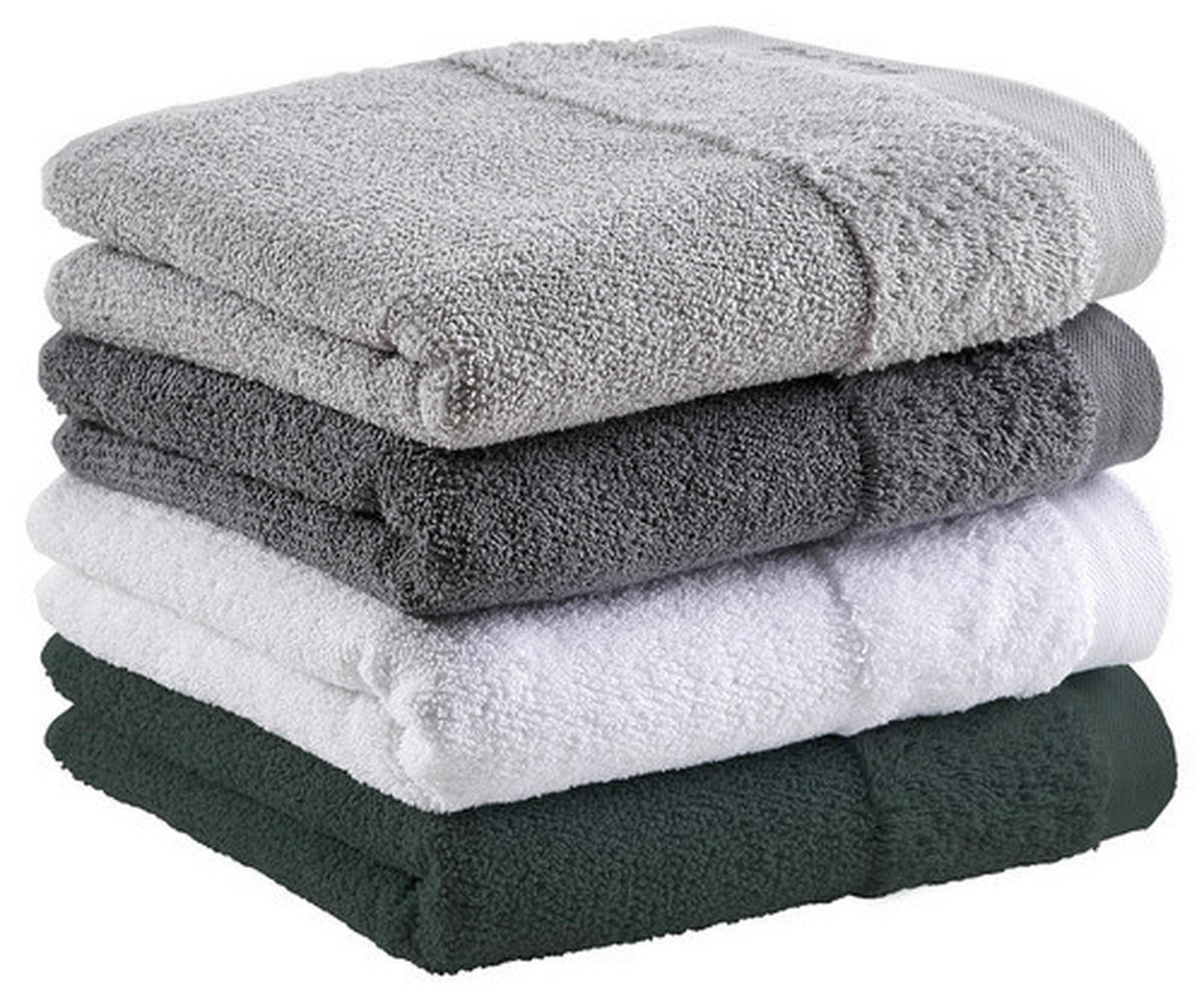 RUČNÍK, 50/100 cm, barvy stříbra - barvy stříbra, Natur, textil (50/100cm) - Bio:Vio