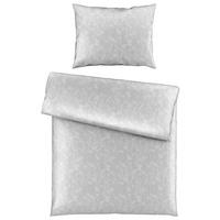 BETTWÄSCHESET Satin 160/210 cm  65 cm/100 cm  - Grau, Konventionell, Textil (160/210cm) - Novel