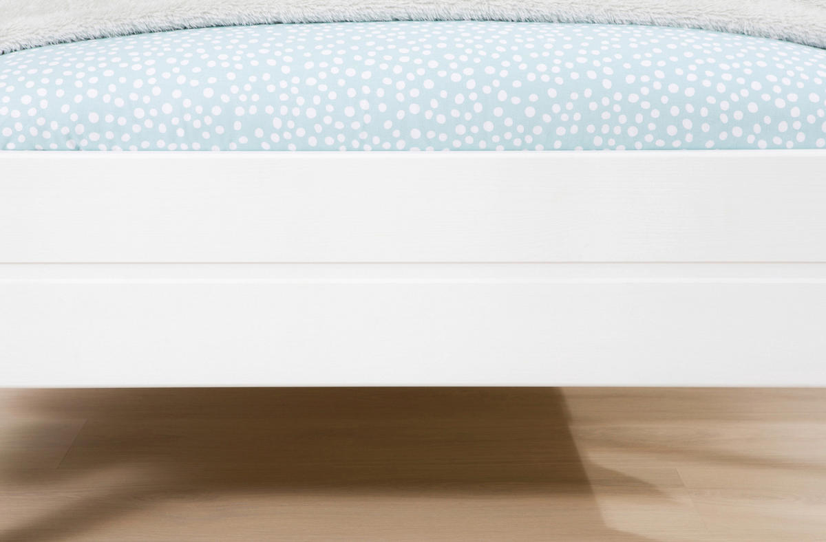 Bett Merci ca. 100x200 cm 100/200 cm  in Weiss   - Weiss, Konventionell, Holz (100/200cm) - MID.YOU