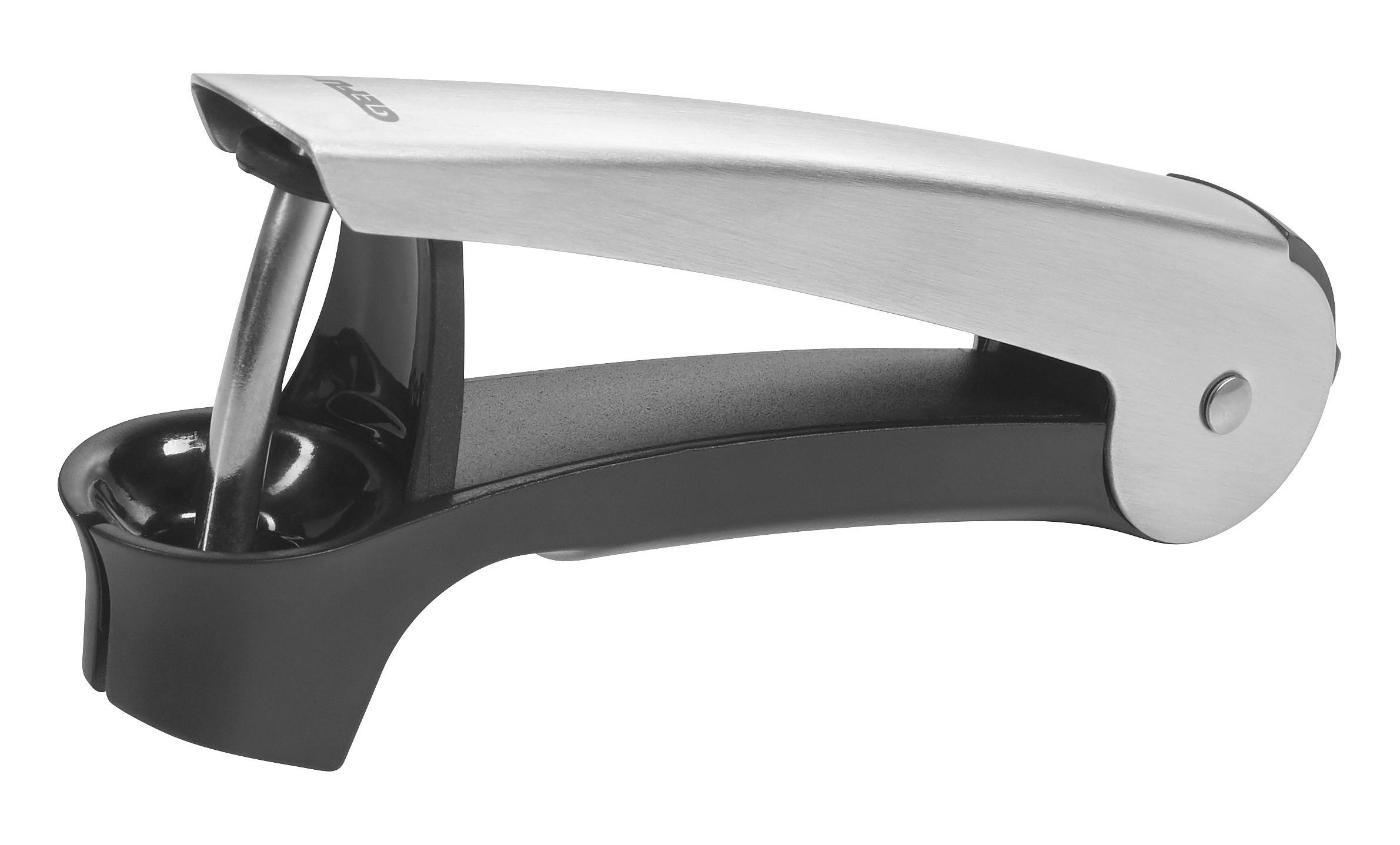 OBSTENTKERNER - Edelstahlfarben/Schwarz, Design, Kunststoff/Metall (15,7/3,3/6,6cm) - Gefu